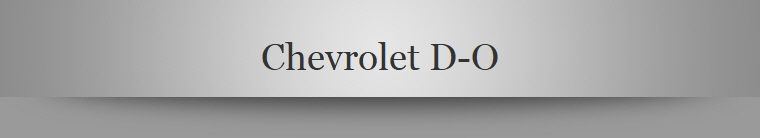 Chevrolet D-O