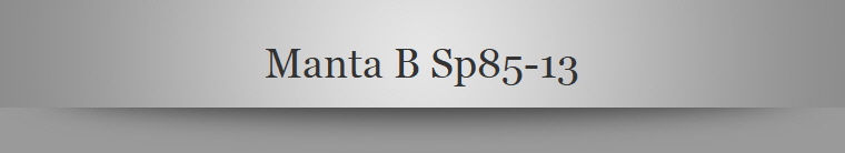 Manta B Sp85-13