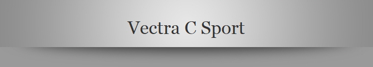 Vectra C Sport