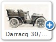 Darracq 30/32 PS 1904 - 1905 Daten

Keine Modelle bekannt. Das Bild zeigt die Version Doppel-Phaeton.

Opeldaten:
9/10 PS (10/12): 1903-1906, Motor: 1,9l mit 9 oder 10 PS bei 45-50 km/h ab 6.500 Mark = DM = 3.335 Euro.
30/32 PS: 1904-1906, Motor 4,7l mit 30 PS bei 75 km/h ab 17.000 Mark = DM = 8.720 Euro.
Karosserievarianten: Tonneau gerade 9/10(10/12) PS; Tonneau geschweift 9/10(10/12)PS; Doppel-Phaeton 30/32PS; Luxus-Tonneau 9/10(10/12)PS; Tonneau Tulpenform 30/32PS; Längen in mm: 9/10(10/12)PS: 2950 ; 30/32PS: 3150