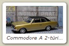 Commodore A 2-türige Limousine Bild 6a

Hersteller: Minichamps (430046165)
goldmetallic 1008 Stück KW20 / 2013