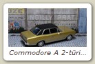 Commodore A 2-türige Limousine Bild 6b

Hersteller: Minichamps (430046165)
goldmetallic 1008 Stück KW20 / 2013