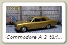 Commodore A 2-türige Limousine Bild 2a

Hersteller: Paradcar (No 40)
gold als Bausatz oder Fertigmodell, Auflage und Jahr ???