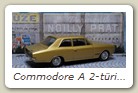 Commodore A 2-türige Limousine Bild 2b

Hersteller: Paradcar (No 40)
gold als Bausatz oder Fertigmodell, Auflage und Jahr ???