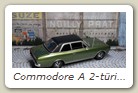 Commodore A 2-türige Limousine Bild 7b

Hersteller: Maxichamps (940046160)
pampasgrünmetallic Auflage ???l KW48/23