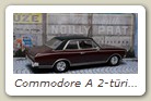Commodore A 2-türige Limousine Bild 4b

Hersteller: Minichamps (430046161)
tarragonarot Auflage und Jahr unbekannt