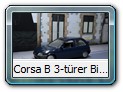 Corsa B 3-türer Bild 1a (03/93 - 06/97)

Hersteller: carmodel (Nr. 139, Basis GAMA)

Umlackierung in nocturnoblau