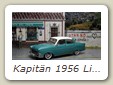 Kapitän 1956 Limousine Bild 3a

Hersteller: Schuco (02631)
Normalserie: türkis, Dach charmonixweiß, Auflage unbekannt, 12/02