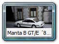 Manta B GT/E ´82 Bild 1b

Hersteller: IXO
polarweiß 12/09 (Testabo) und 06/11 (Zeitschrift: Opel Sammlung Nr. 11) Auflagen unbekannt