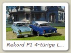 Rekord P1 4-trige Limousine

Hersteller: IXO (Opel-Sammlung Nr. 8)
blau mit weiem Dach Auflage ??? 04/11

Hersteller. GAMA
Hier soll es 5 verschiedene Farben gegeben haben.